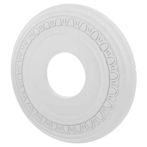 Hemobllo Placa para Lámpara de Techo de PU Resistente al Agua Decorativa para Candelabros y Lámparas Colgantes Accesorio Duradero para Montaje de Luminarias
