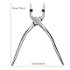 Joyzan Lederzange, Leather Clamp Lederhandwerk Flach Zange DIY Lederwaren Abflachzange Flachzange Aus Leder Edge Adjustment Press Flatten Zangenklammer für TaschengüRtel Ledertasche Gürtel Gerader