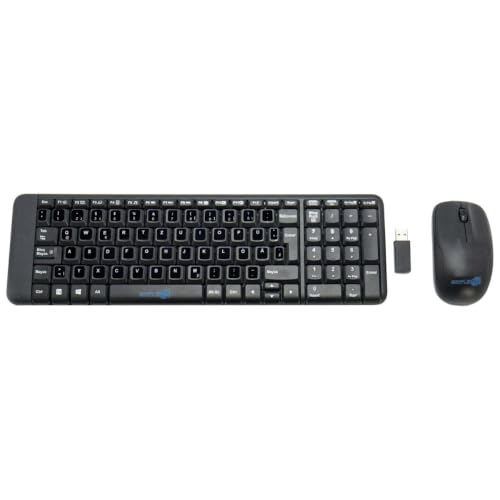 Kit inalámbrico alemán QWERTZ SIMPLETEK reacondicionado