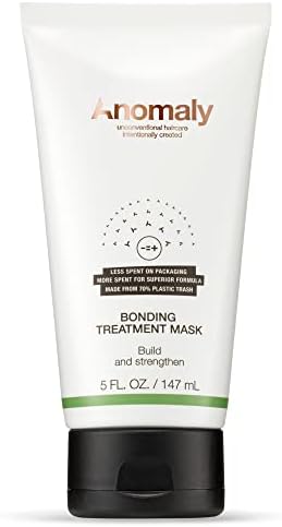 Anomaly Bonding Treatment Mask with Keratin for Dry & Damaged Hair | Strengthen & Protect | Sulfate Free & Paraben Free | Eco Friendly & Sustainable Packaging from Ocean Plastic, 5 fl. oz., white