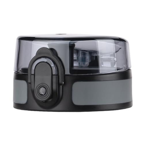 JAWUZ Tapa De Repuesto Para Botellas,Con Pajita De Silicona,Cierre Hermético 1 Clic,Apto Para Lavavajillas,Diseño Infantil,Para Botellas De 1000ml