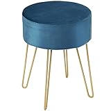 【Diseño ligero y salva espacio】El taburete reposapiés es ligero y fácil de desplazar. No tiene el respaldo así que se pone fácilmente debajo de la mesa para ahorrar espacio. Es perfecto para pequeños espacios y cabe en todas las habitaciones.
