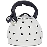 Polka Dot Tea Kettle Stovetop - 3.2 Quart Stainless Steel Whistling Kettle,...