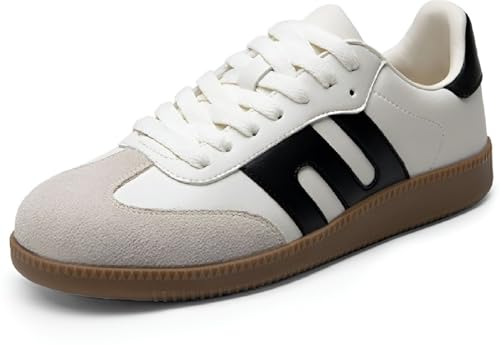 Image of ASTEROID Retro Inspired Low Top Casual Shoes with Durable Gum Sole Contrast Side Accents and Classic Lace Up for Versatile Wear