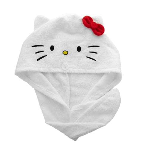 Beauty IN The Air Hello Kitty   Toalla de Secado de Pelo de Microfibra   Producto Oficial Sanrio