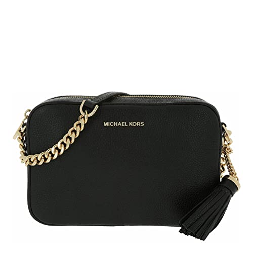 Michael Kors Crossbody, Bolso bandolera para Mujer, Negro (Black), 15x10x5 cm (W...