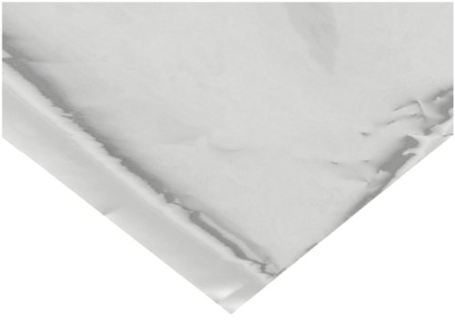 Polyester Shim Stock, Flat Sheet, Silver, 0.0005" Thickness, 5" Width, 20" Length (Pack of 1)