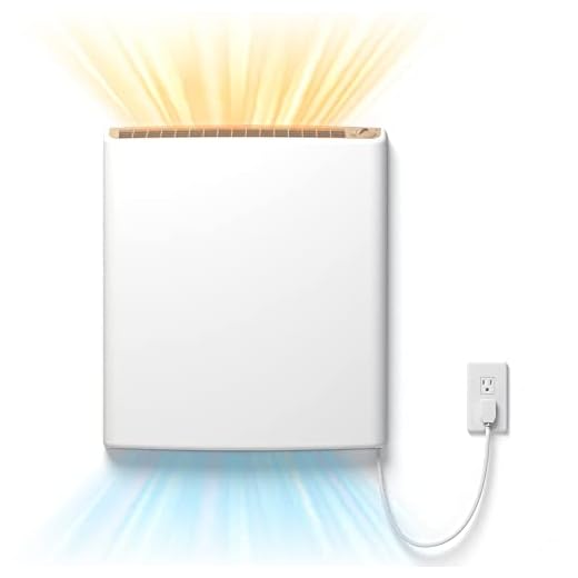 Envi Plug-in Electric Panel Wall Heaters for Indoor Use, Energy Efficient 24/7 Heating w/Safety Sensor Protection, Patented Quiet Fan-less Design, Easy 2-Min Install, Indoor Space Heater, Made in USA