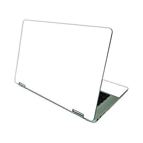 MightySkins Skin Compatible with HP Chromebook x360 14 (2021) - Solid White | Protective, Durable, and Unique Vinyl Decal wrap Cover | Easy to Apply, Remove, and Change Styles | Made in The USA