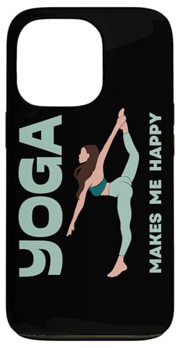 Yoga Make Me Happy Meditation Think �|�W�e�B�u�t�B�b�g�l�XT�V���c �X�}�z�P�[�X iPhone 13 Pro �p