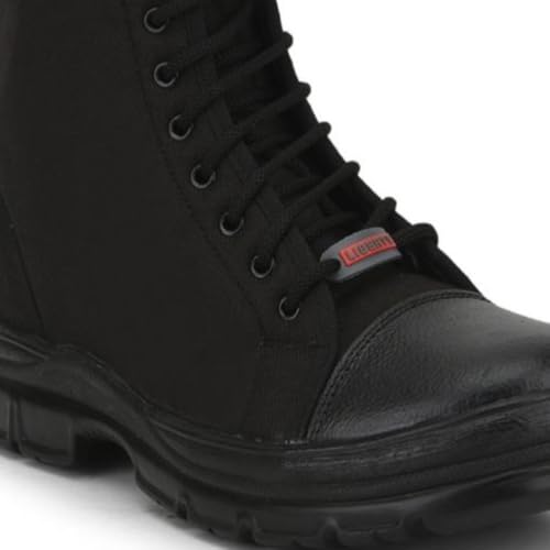 Image of Liberty Freedom HUNTER-BOT Black Casual Safety Lacing Boots for Men