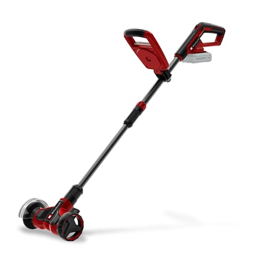 Einhell Cordless Grout Cleaner 18V Power X-Change, Patio Cleaner, Telescopic Guide Bar, Without Battery GE-CC 18/110 Li E-Solo