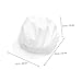 Healeved 4pcs Breathable Working Cap for Men and Women Practical Waiter Hat for Service Industry Use Comfortable and Design Half Mesh Half White