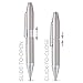 Cross X Refillable Gel Ink Rollerball Pen, Chrome Appointments, Includes Includes Premium Gift Box - Graphite Grey