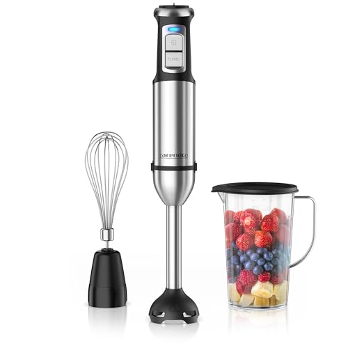 Arendo - Edelstahl Stabmixer 2000 Watt - Handmixer Set...