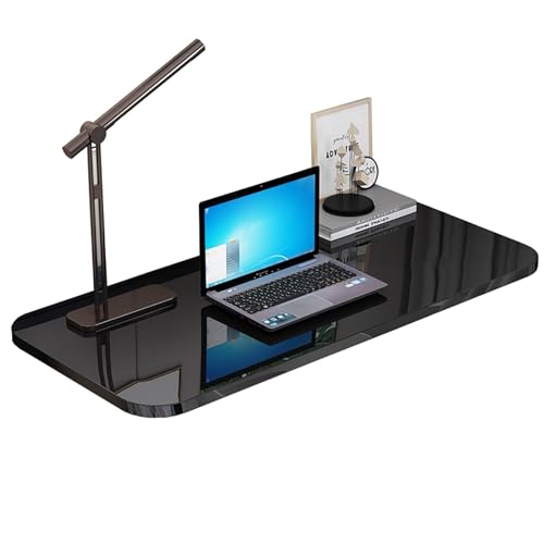 Table pliante murale réglable noire pour petit espace