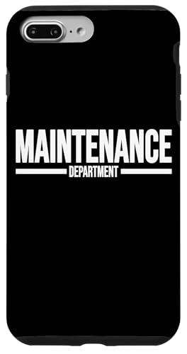 メンテナンス部門 修理 男性 ユニフォーム ワークTシャツ スマホケース iPhone 7 Plus/8 Plus 用