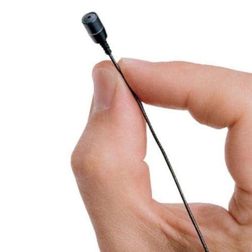 Sennheiser Gold Series MKE 2 Omnidirectional Lavalier Clip-on Microphone with 3-Pin Lemo Plug for SK50/250/3063, 50 Ohms Output Impedance, Black