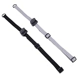 SUPERFINDINGS 2 Stück Gurte zur Sitzpositionseinstellung für Kinderwagen mit Federbelastetem Verschluss Nylon Sicherheitsgurt und universelle Sit Me Up Gurte für Reise Kinderwagen
