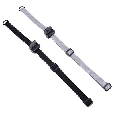 SUPERFINDINGS 2Pcs Stroller Seat Position Adjustment Strap with Spring Loaded Lock Buckle Nylon Seat Belt Universal Sit Me Up Straps for Travel Strollers Pram Stroller Pushchair