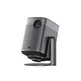XGIMI Halo+ Mini Beamer mit Mehrwinkelständer, Android TV 10.0, Beamer Full HD mit Akku 700 ISO Lumen,Portable Projektor 1080P, mit Harman Kardon Lautsprechern, Autofokus