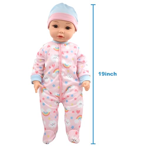 Muñeca Little Darlings 19" Rosa con Sonidos miniatura 3