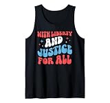 With Liberty and Justice for All Protest Freedom 4th of July Tank Top