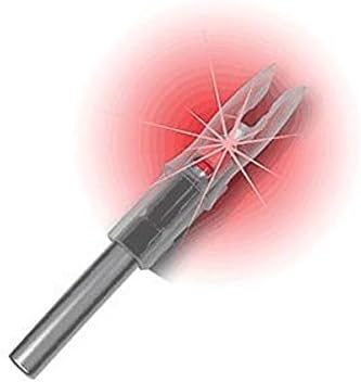 Rage Nockturnal G-Nock Lighted Nocks, Red 3 Pack