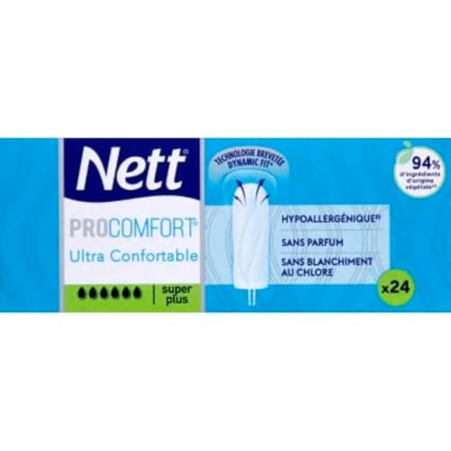 Nett Tampons super plus sans applicateur - La boîte de 24