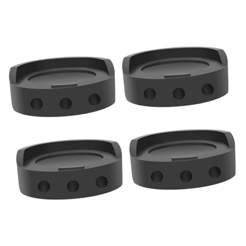 Lurrose 4Piezas Alfombrilla Antideslizante Para Muebles De Elevador De Base Resistente Al Desgaste Para Frigoríficos y Lavadoras Soporte Seguro y Duradero