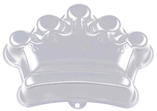 WJSYSHOP 11 Inch Crown Shaped Aluminum 3D Cake Mold Baking Mould Tin Cake Pan - Crown