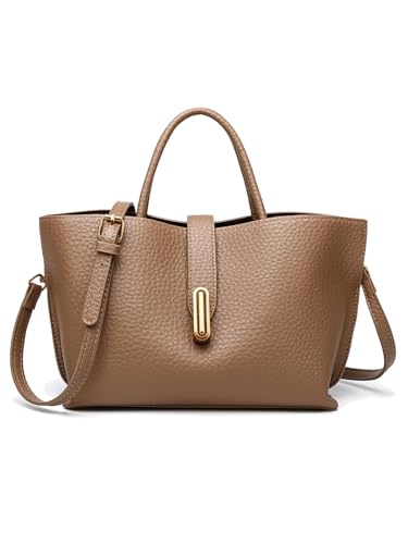 Chic PU Crossbody tote bags for women - Lock Clasp shoulder handbag for Work and Daily Use, Versatile Handbags for Women