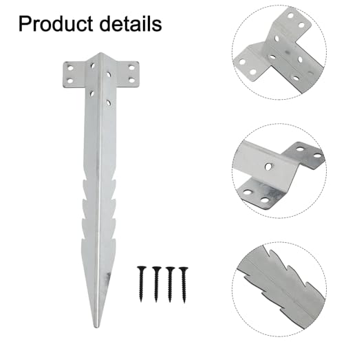 Support de traverse en métal durable pour structures en bois et murets - 4
