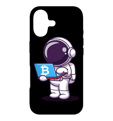 Astronaut Buying Ticket to the Moon with BTC Bitcoin Case for iPhone 17