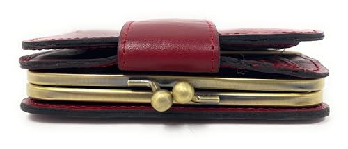 Image of Patricia Nash Leather Iberia Bifold Wallet, Ruby Red