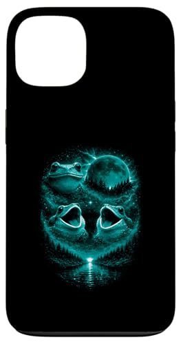 Funny 3 �n�E�����O�t���b�O At The Full Ice Blue Moon Eclipse Epic �X�}�z�P�[�X iPhone 13 �p