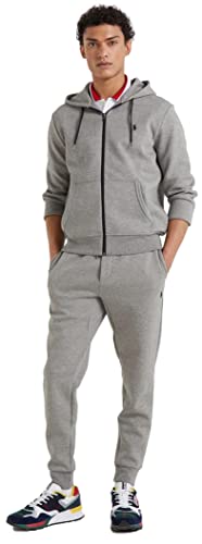 Polo Ralph Lauren Big&Tall Double Kint Full Zip-Front Hoody Sweatshirt BattalionHtr 2XB3