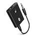 TaoTronics Bluetooth 5.0 Transmitter and Receiver, 2-in-1 Wireless 3.5mm Adapter (aptX Low Latency, 2 Devices Simultaneously, For TV/Home Sound System/Car/Nintendo Switch)