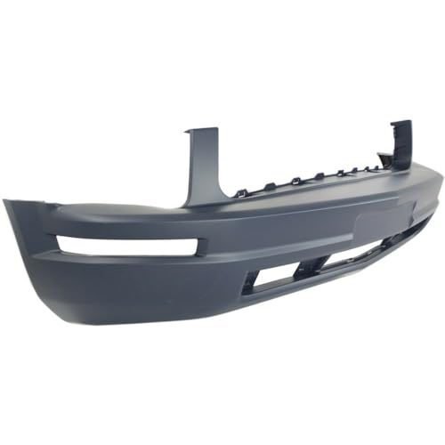 DSONGYEED 1pc Front Primed Plastic Bumper Cover Without License Plate Cut-Out FO1000574