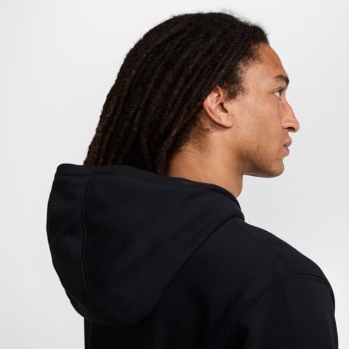 NIKE FN3884-010 Nike Club Sweatshirt Homme BLACK/BLACK/WHITE Taille 2XL