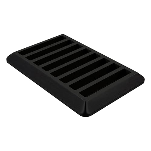 Bitcoin Miner Stand:8-Slot Display Stand for NerdMiner V2 or NMminer,3D Printed Tray Black Display Rack (Black
