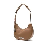 ハートチャームワンハンドルバッグ HEART CHARM ONE HANDLE BAG 103252053002 BROWN ONE SIZE