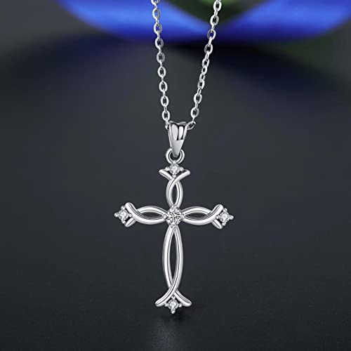 Collier de pendentif croisé en argent 925 le cadeau idéal pour marquer les esprits - 3