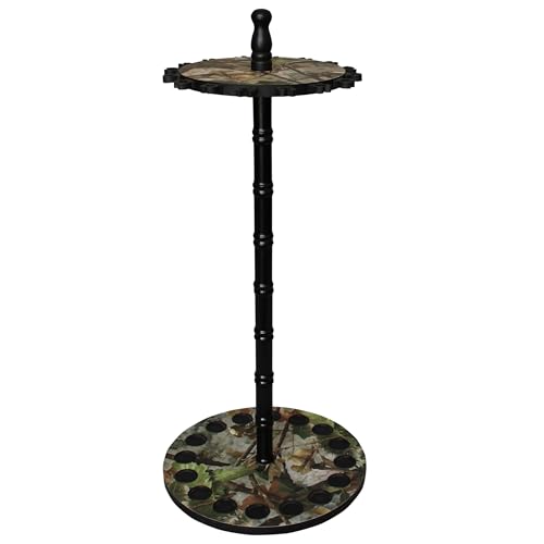 image for Rush Creek Creations 16-Rod Round Fishing Rod Holder for Garage, 360°