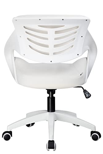 Bojuzija Ergonomic Office Computer Desk Chair Waist Support Function (White) #TOP3