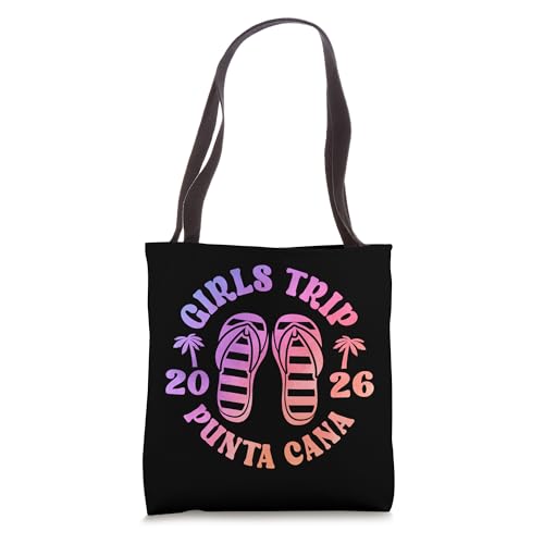 Besties Vacation Beach Birthday Girls Trip 2026 Punta Cana Tote Bag