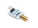 Whadda Rotes Lasermodul 650 nm, 5V Laserdiode Modul für Arduino, kompakte Laser Einheit, schmaler Lichtstrahl, für Elektronikprojekte, Distanzmessung und Lichtshows