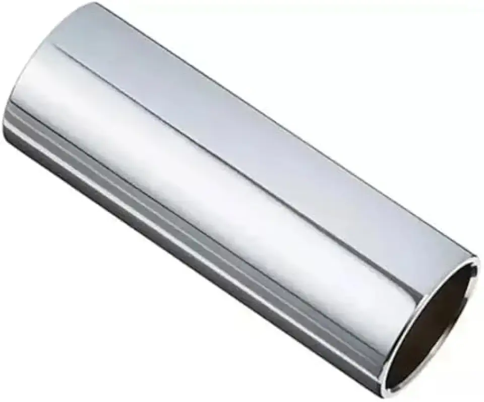 Slide para Guitarra de Metal, 25mm x 60mm, Acabamento Fosco
