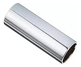 Slide para Guitarra de Aço Brilhante, 60mm x 25mm, Acabamento Polido, Estilo Cilíndrico