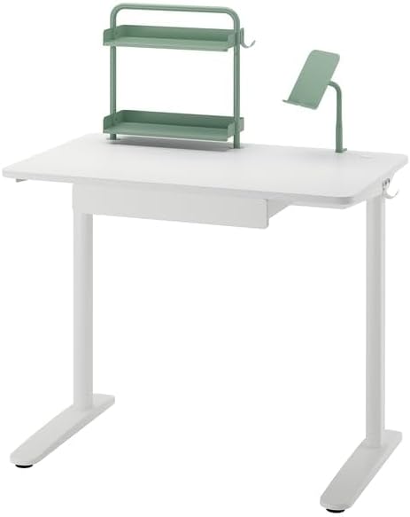 ProTuning RELATERA Desk combination, white/light grey-green, 90x60 cm
